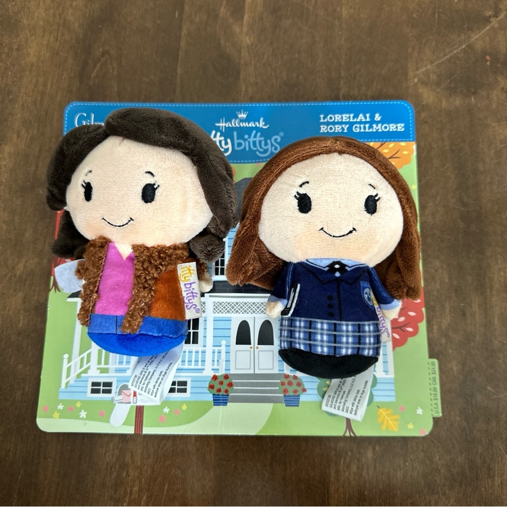 Hallmark Itty Bittys Gilmore Girls TV Show Lorelai & Rory‎ Gilmore 2pc Set New